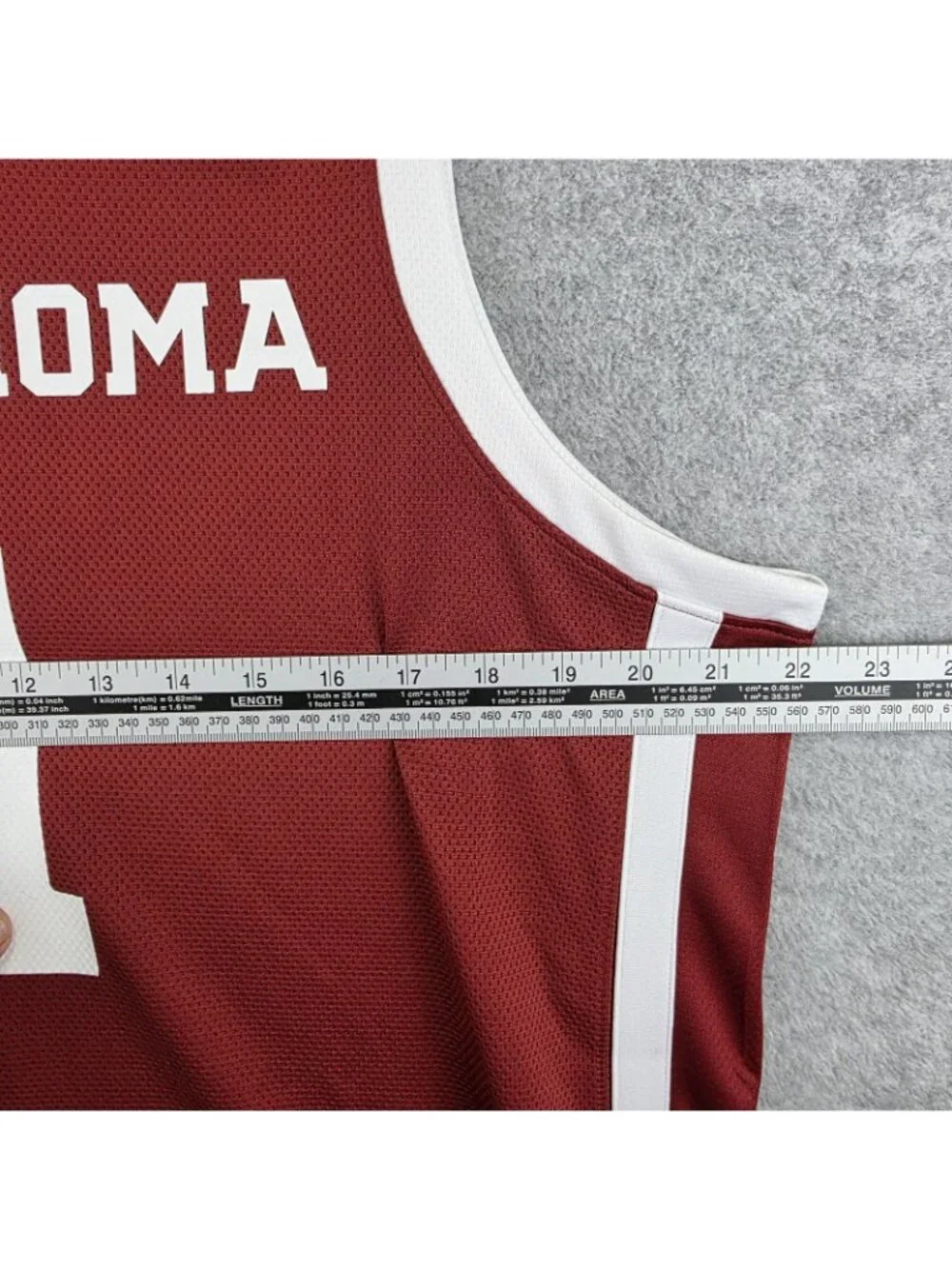 Jordan Oklahoma Sooners #1 Jersey Mens L Red Dri-FIT Basketball NCAA NWT
